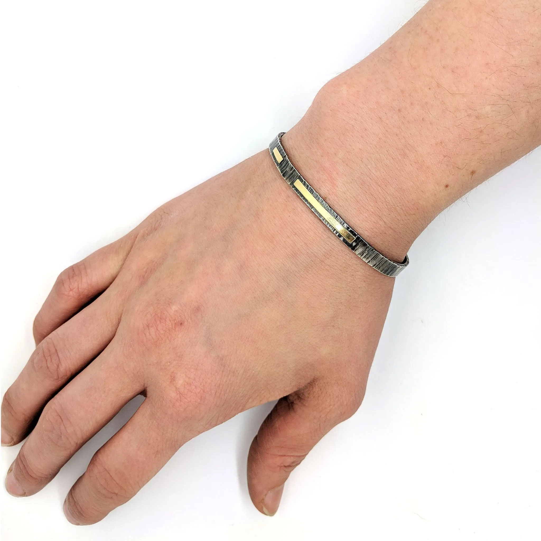 14K Dot-Dash Cuff (RB331)