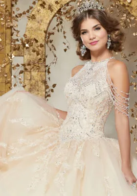 Chandelier Halter Dress