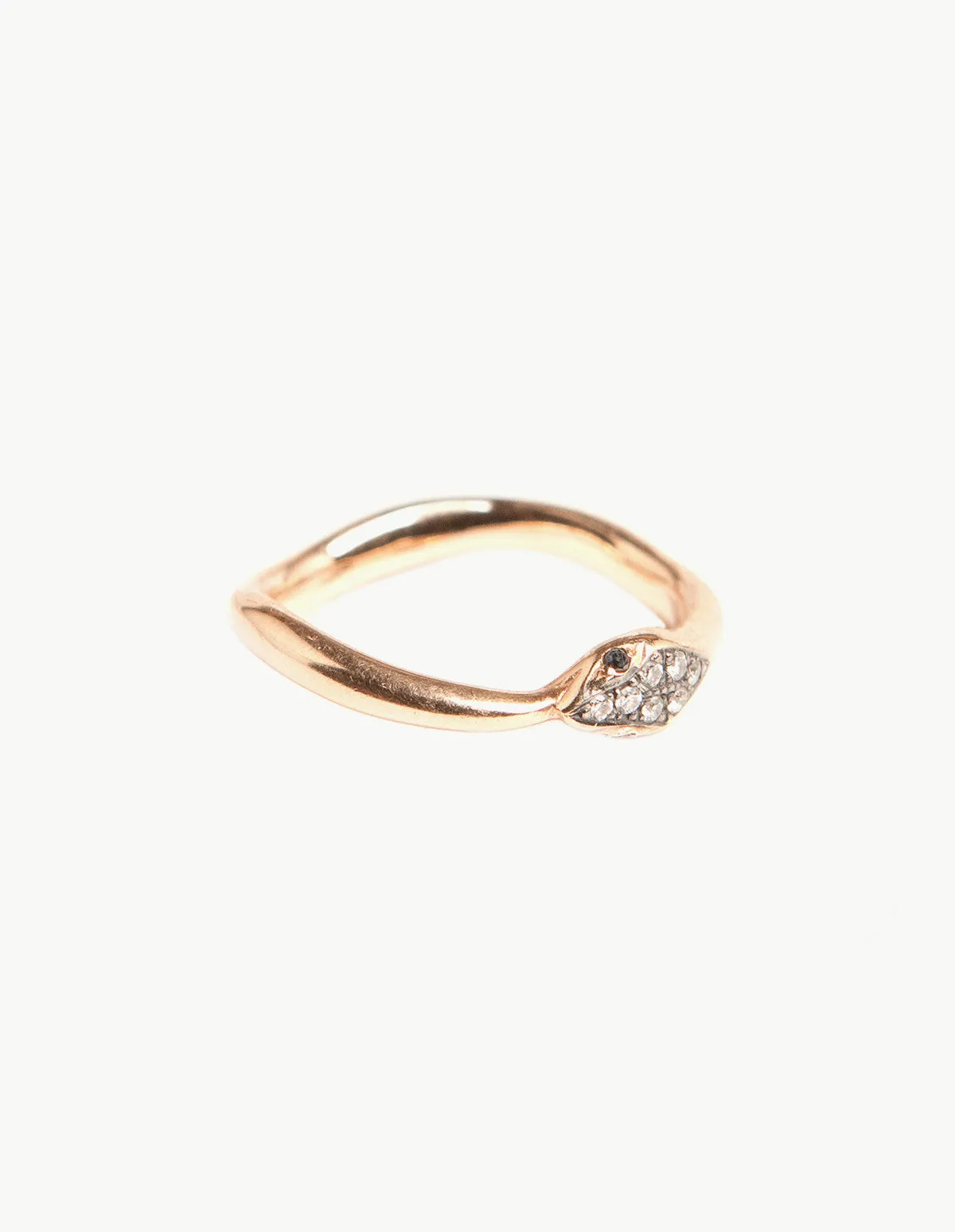 Diamond Pave Eternity Snake Ring