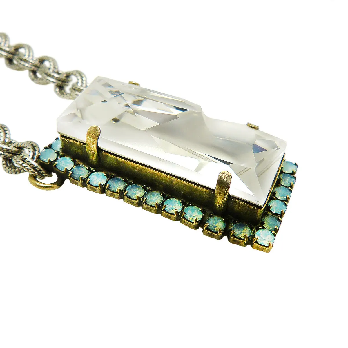 Dorata Handmade Swarovski Pendant Necklace Kaputt Jean Paul Gaultier Pacific Opal Mariana
