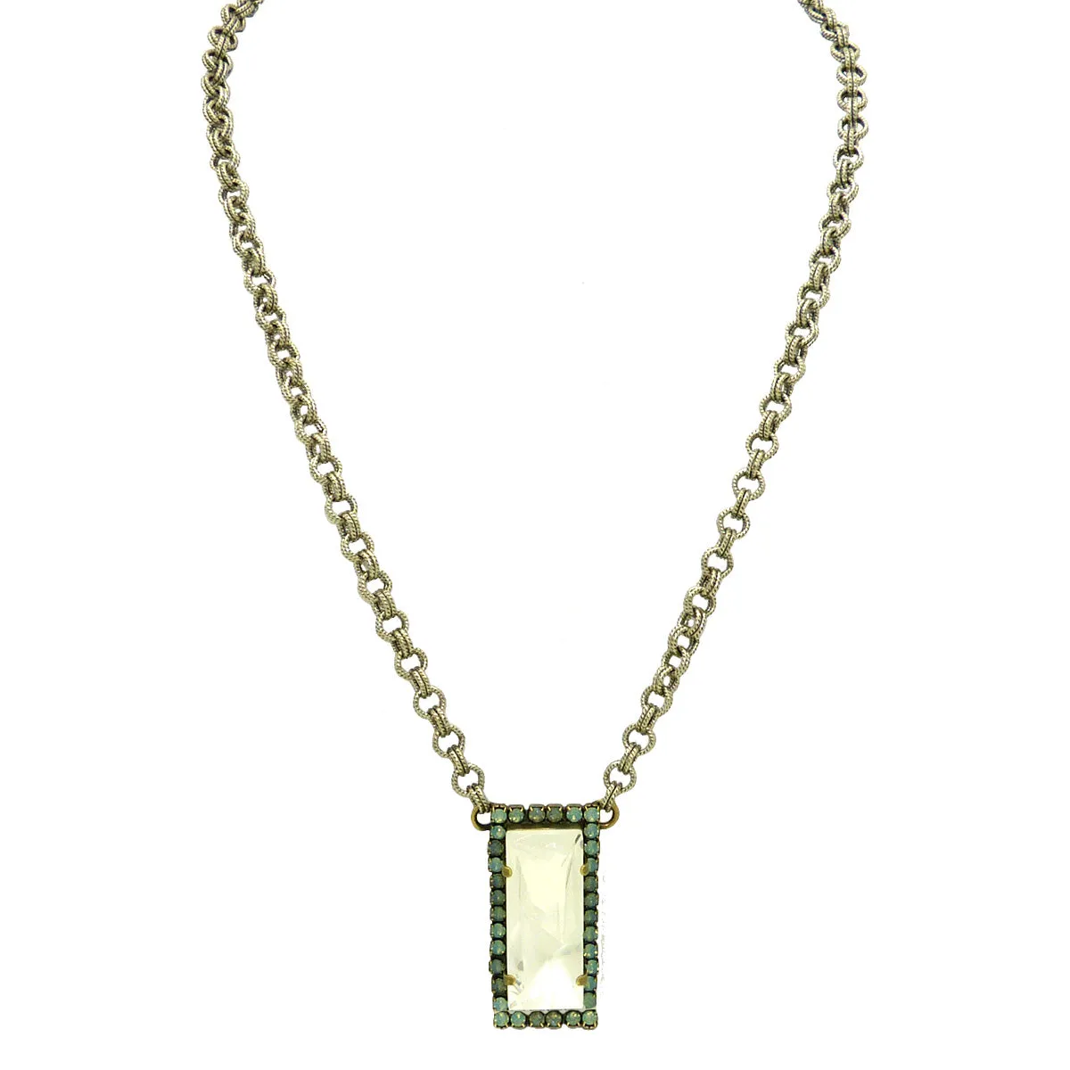 Dorata Handmade Swarovski Pendant Necklace Kaputt Jean Paul Gaultier Pacific Opal Mariana
