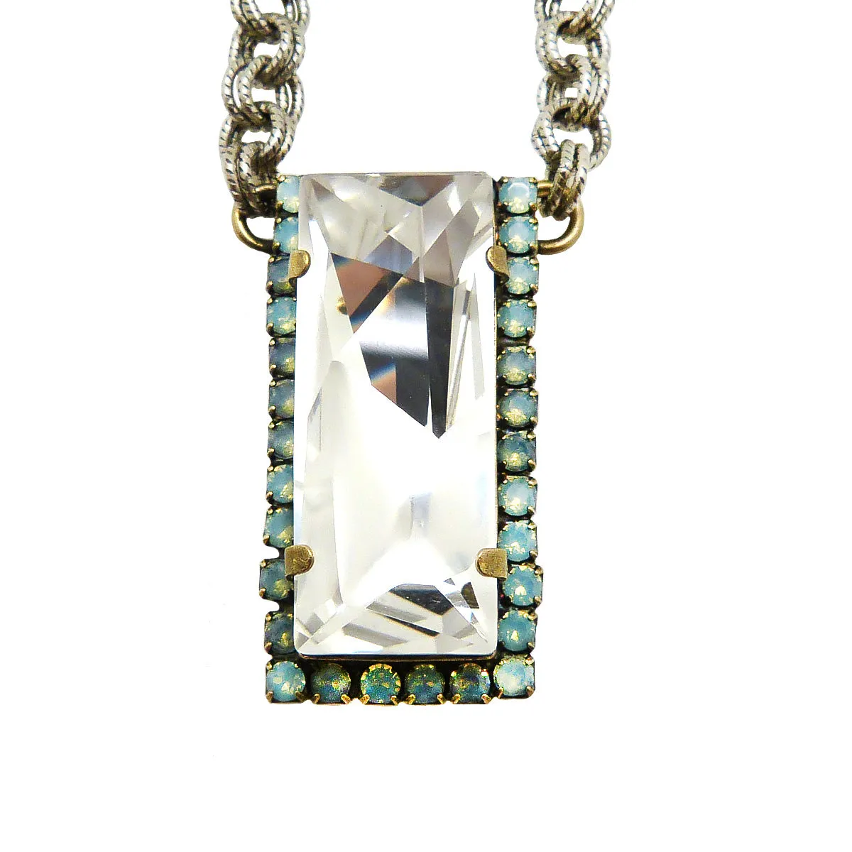 Dorata Handmade Swarovski Pendant Necklace Kaputt Jean Paul Gaultier Pacific Opal Mariana