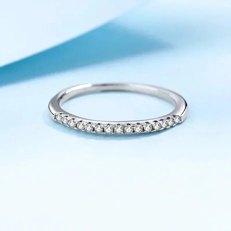 Elegant Moissanite Eternity Band