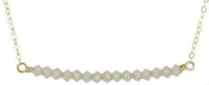 ENewton Design Crystal Bliss Gold Gray Opal Necklace