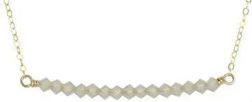 ENewton Design Crystal Bliss Gold Gray Opal Necklace