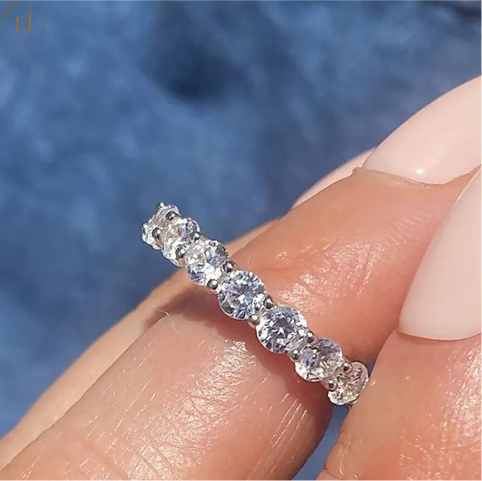 Eternity Band Sterling Silver
