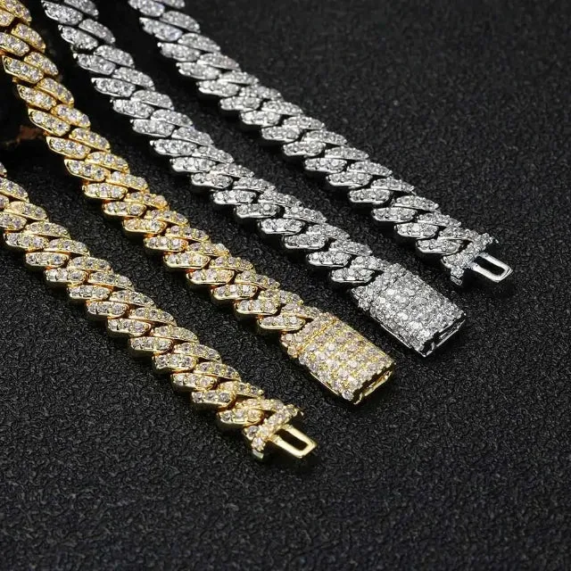 Frio Cuban Bracelet - 5mm Gold
