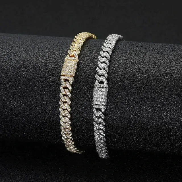 Frio Cuban Bracelet - 5mm Gold