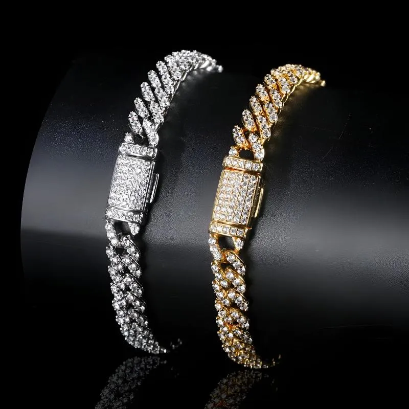 Frio Cuban Bracelet - 8mm Gold
