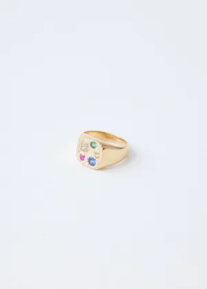 Hanging Basket Signet Ring