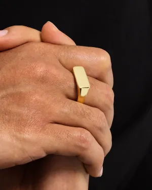 House Of Auric Signet Ring 18K Gold Vermeil
