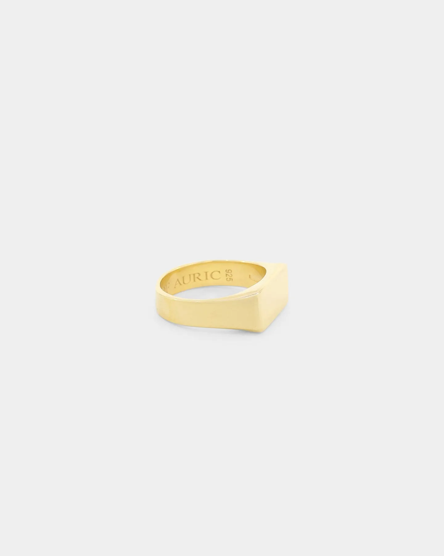 House Of Auric Signet Ring 18K Gold Vermeil
