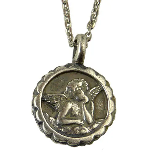 Mariana Guardian Angel Crystal Pendant Necklace 1343 Crystal Meridian Blue Opal