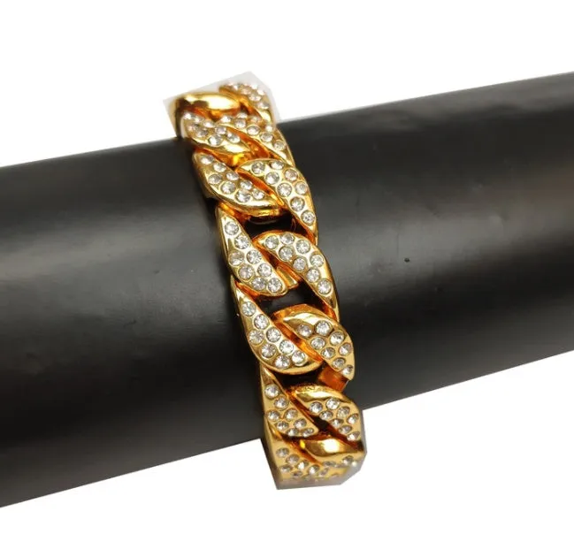 Men's Cuban Diamond Chain Bracelet
