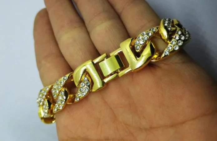 Men's Cuban Diamond Chain Bracelet