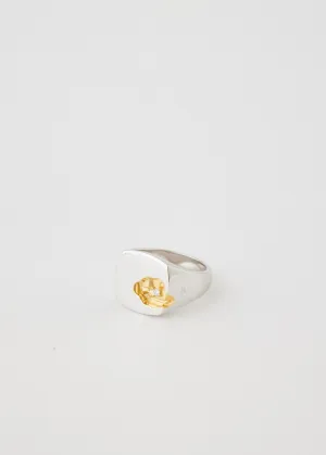 Mined Ring Large Diamond