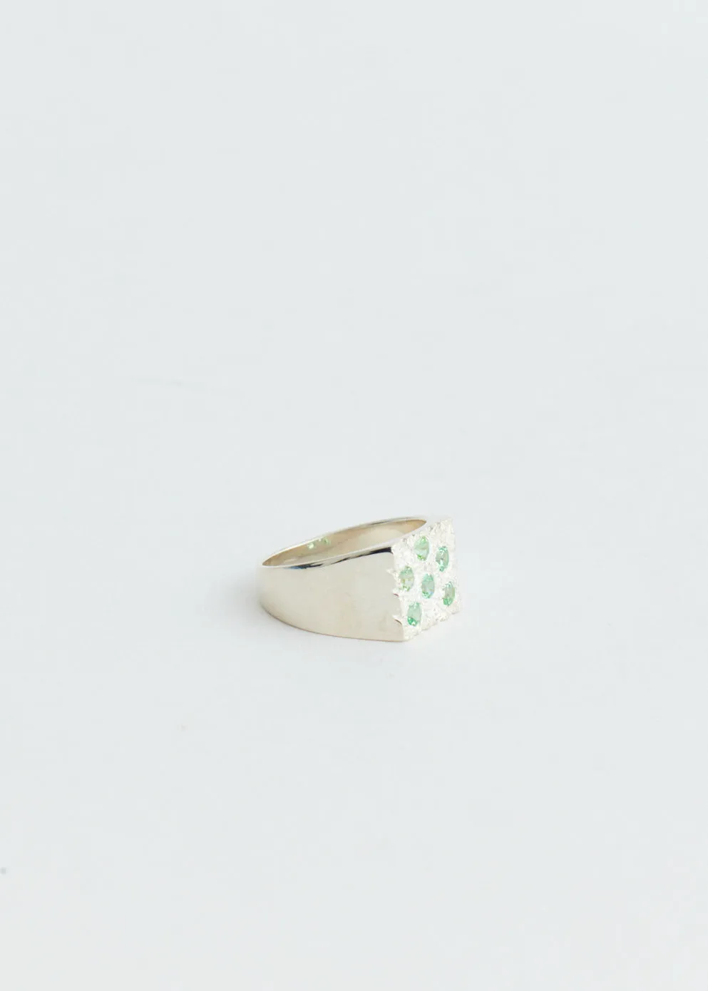 Mini Rose Garden Signet Ring