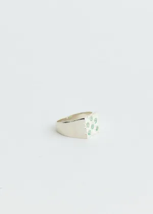 Mini Rose Garden Signet Ring