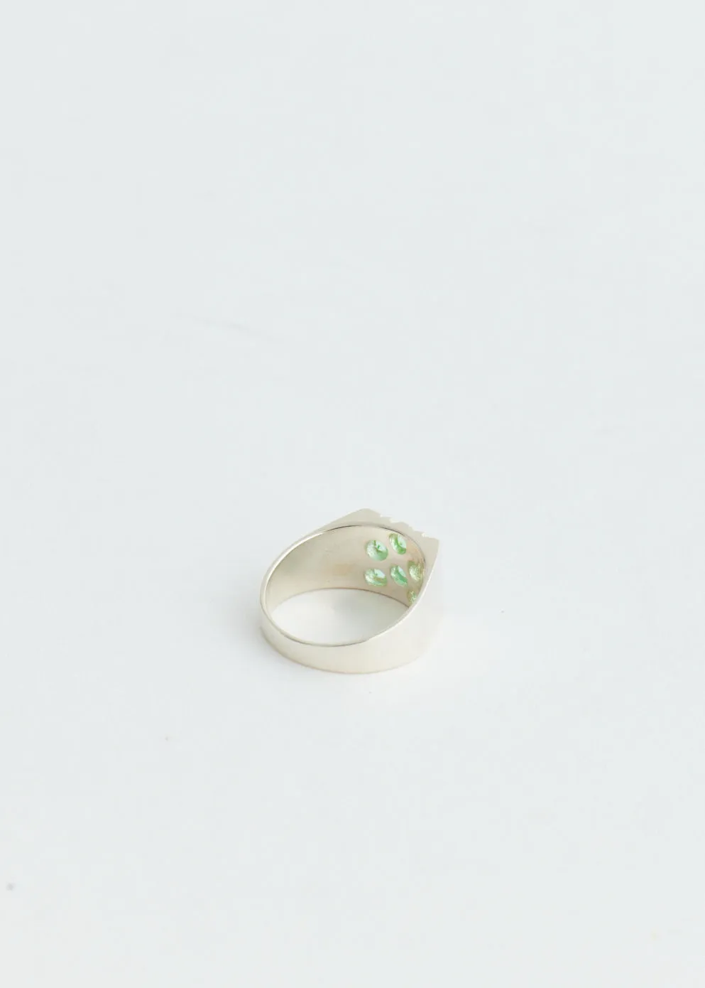 Mini Rose Garden Signet Ring