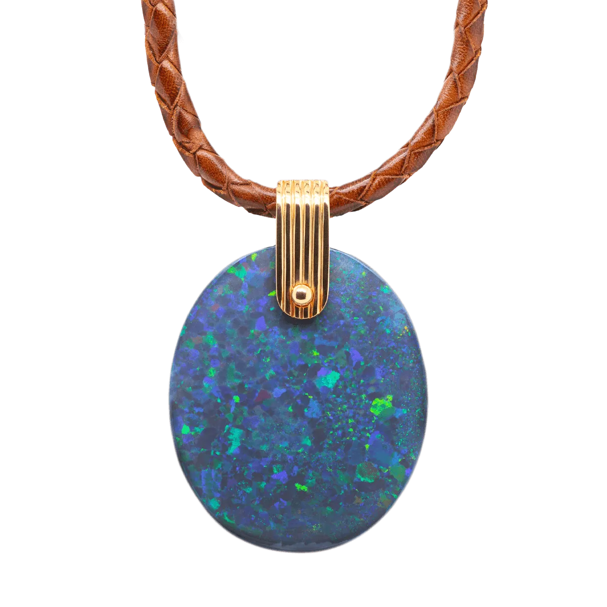 Mystical Black Opal Necklace