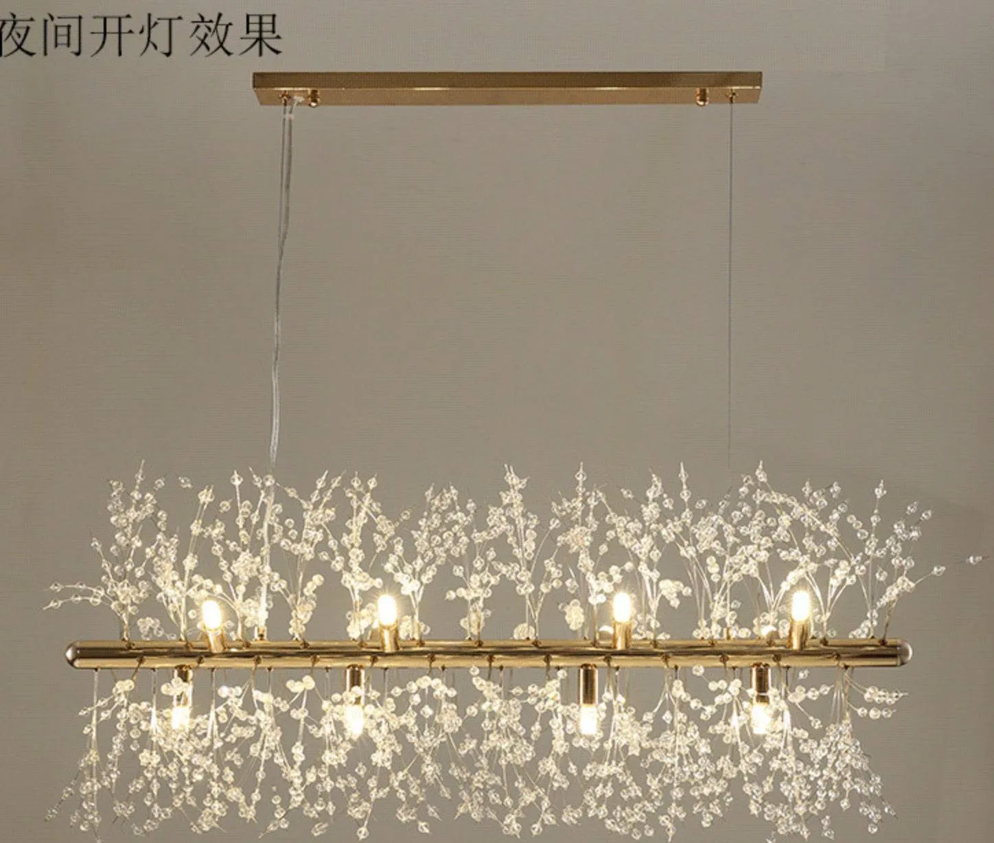 Nordic Modern Crystal Chandelier Dandelion Chandelier Lights Pendant Lamp
