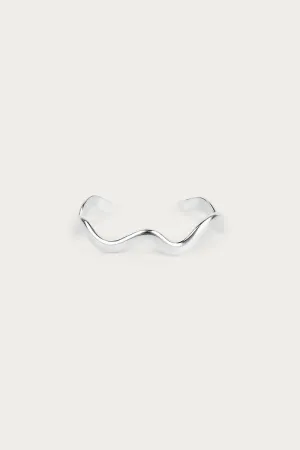 OCEAN WAVES CUFF - SILVER