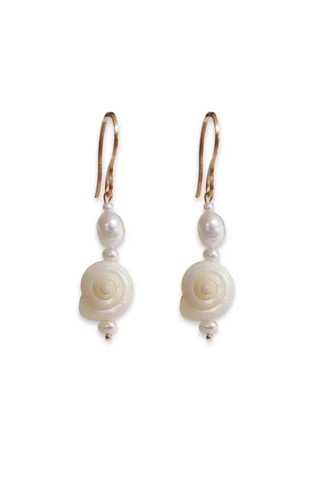 Sandy Pearl Fiji Pearl Drop Earrings
