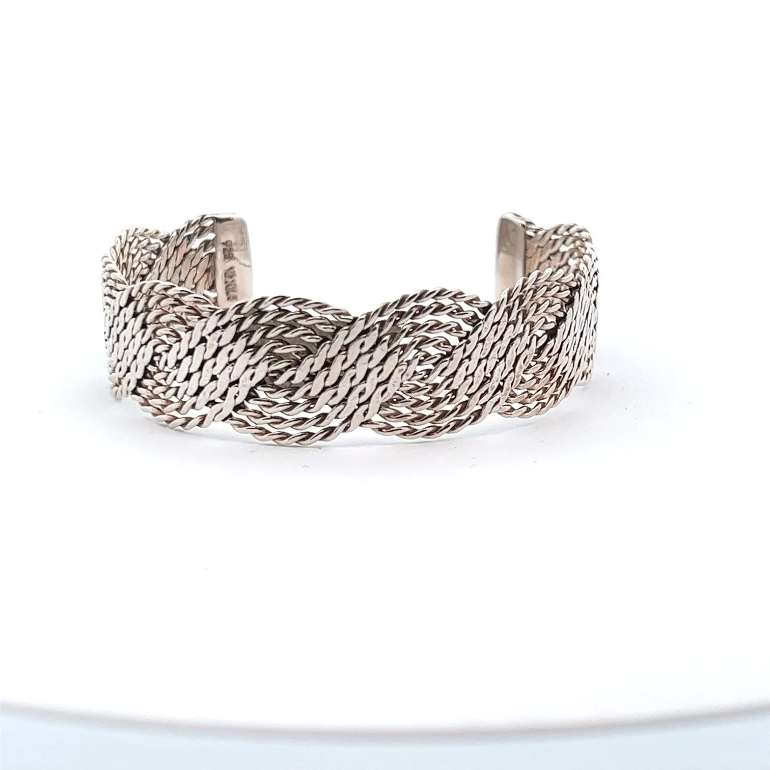 Solid Braided Cuff Bracelet