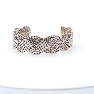Solid Braided Cuff Bracelet