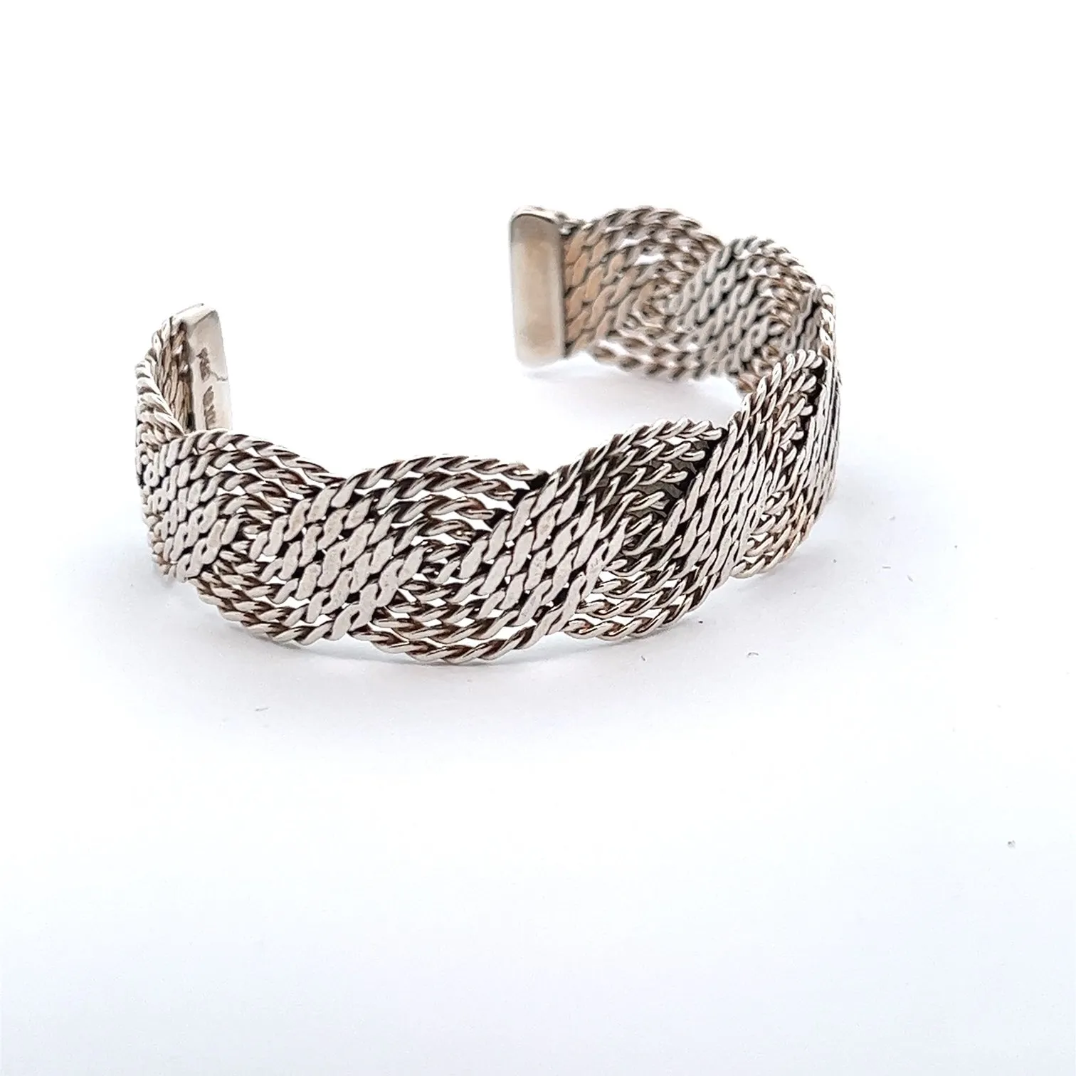 Solid Braided Cuff Bracelet