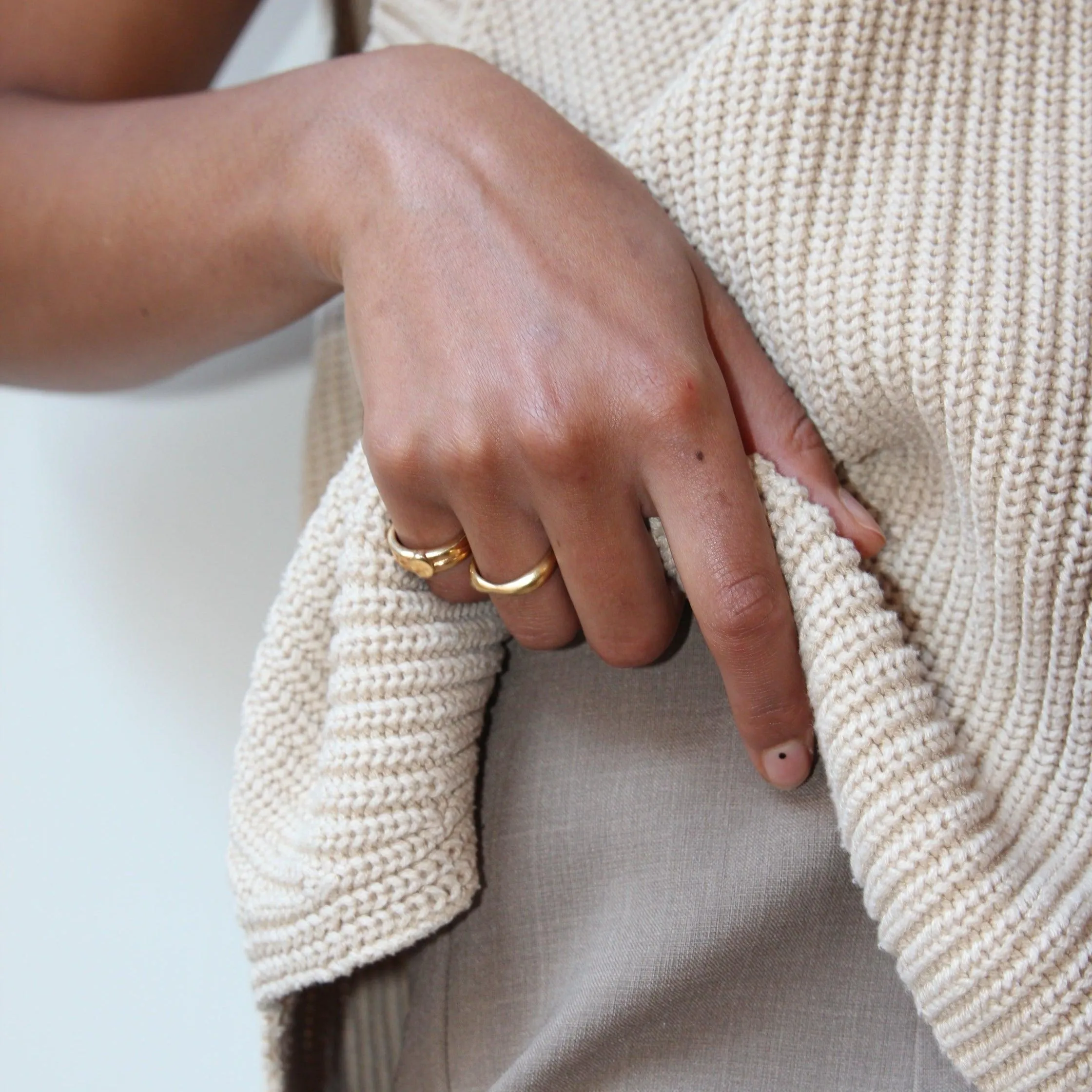 THE HARLOW RING - 18k gold plated