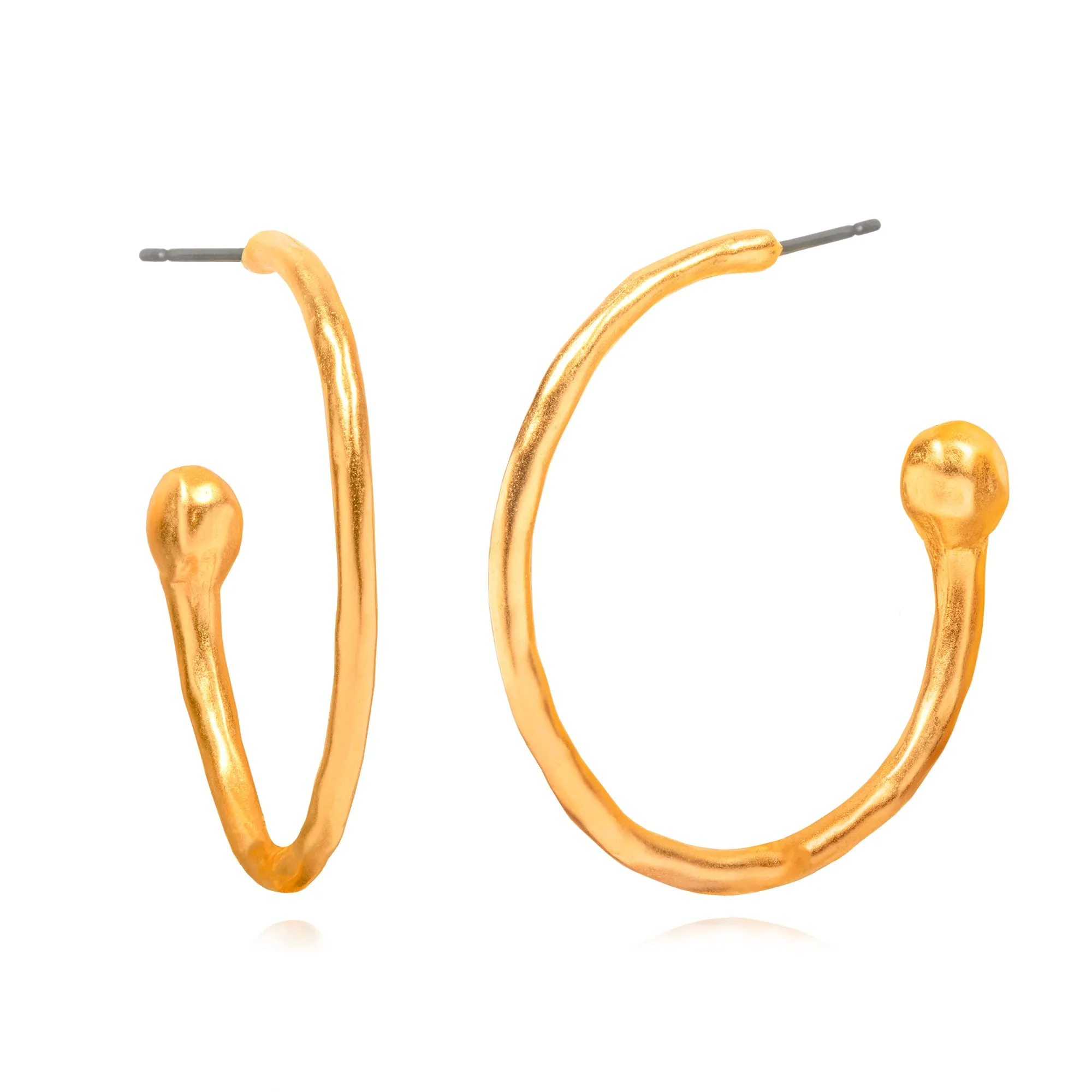 Virgo's Evil Eye Hoop Earrings